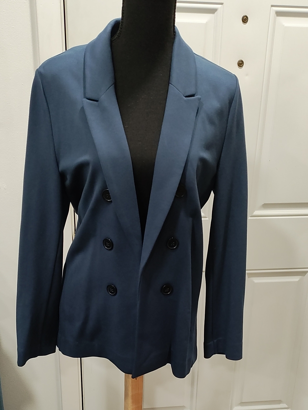 Worthington Double-Breasted Navy Blazer